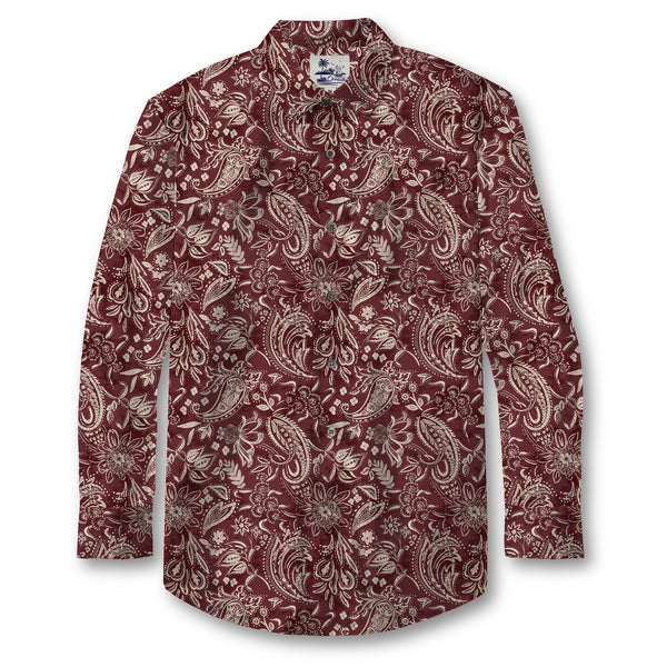Crimson Paisley