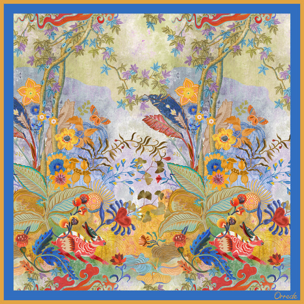 Natural Wonderland - 100% Silk Scarf