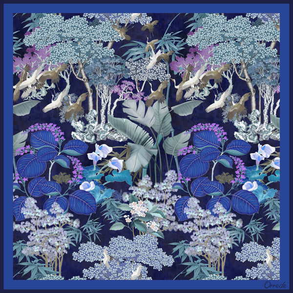 Mystical Canopy - 100% Silk Scarf