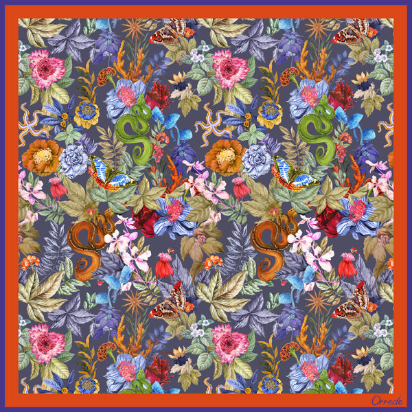 Jungle Enigma - 100% Silk Scarf