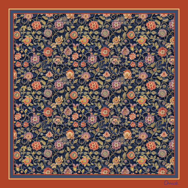 Twining Elegance - 100% Silk Scarf