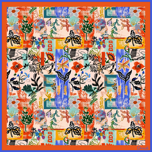 Studio Garden - 100% Silk Scarf