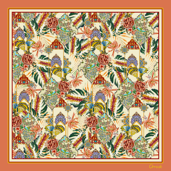 Tropical Reverie - 100% Silk Scarf