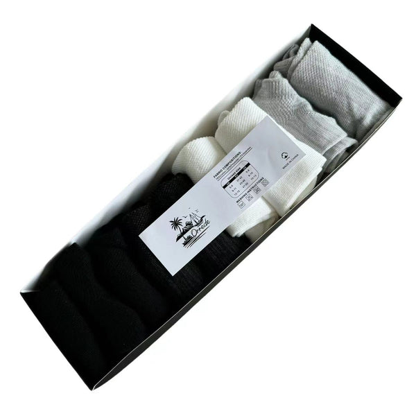 Cotton Socks 8-Pair Gift Box, Premium Quality